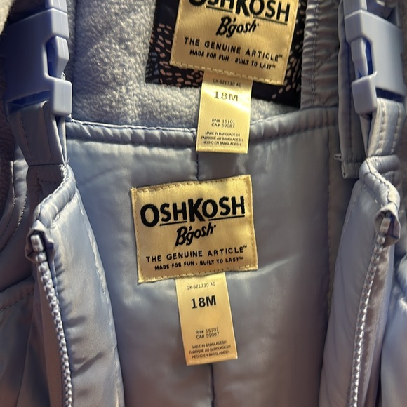 Oshkosh snow set Toddler 18M Purple W/butterflies on Parka Light Purple pants - Picture 9 of 14